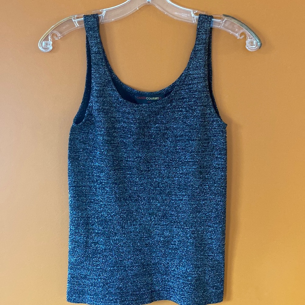 Candy couture ladies, sparkling tank top in size small.